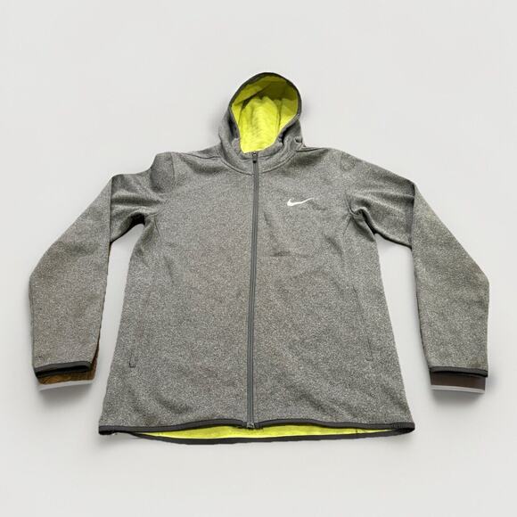 Nike Golf Mens Gray Tech Sphere Therma Fit Full Zip Hoodie Jacket Size M 801972 - Picture 1 of 10